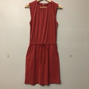 LOFT RED BROWN DRESS